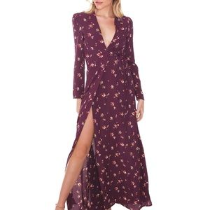 Flynn Skye Purple Floral Maxi Dress